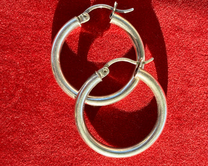 Every Day Silver Hoops