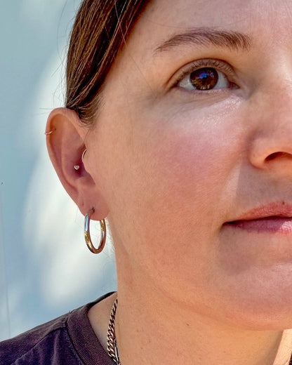 Every Day Silver Hoops