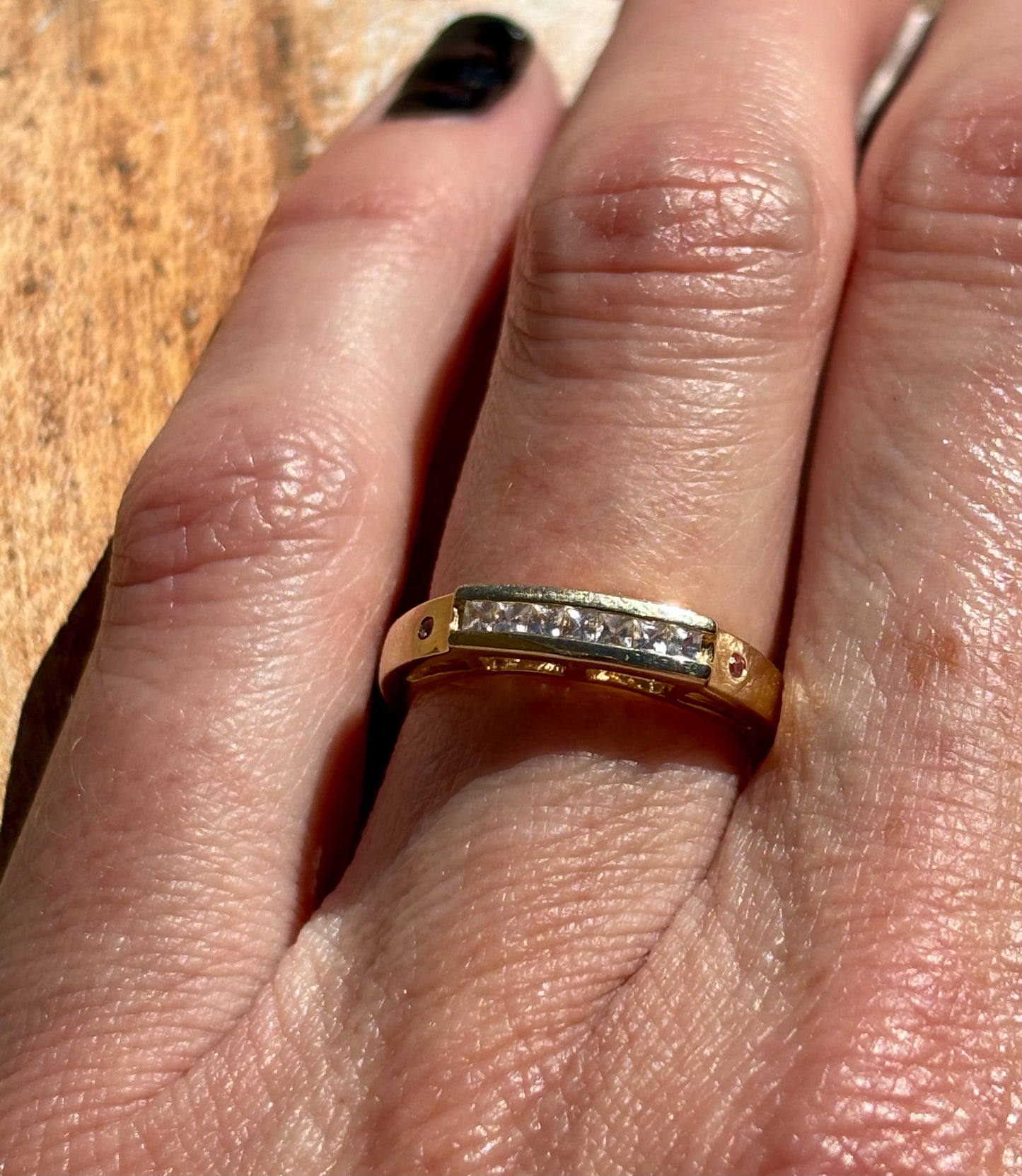 Diamond & Tourmaline Band