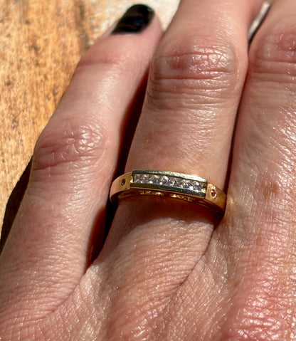 Diamond & Tourmaline Band