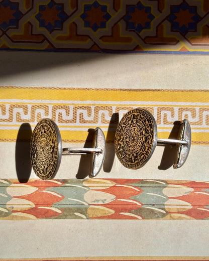 Mayan Calendar Cufflinks