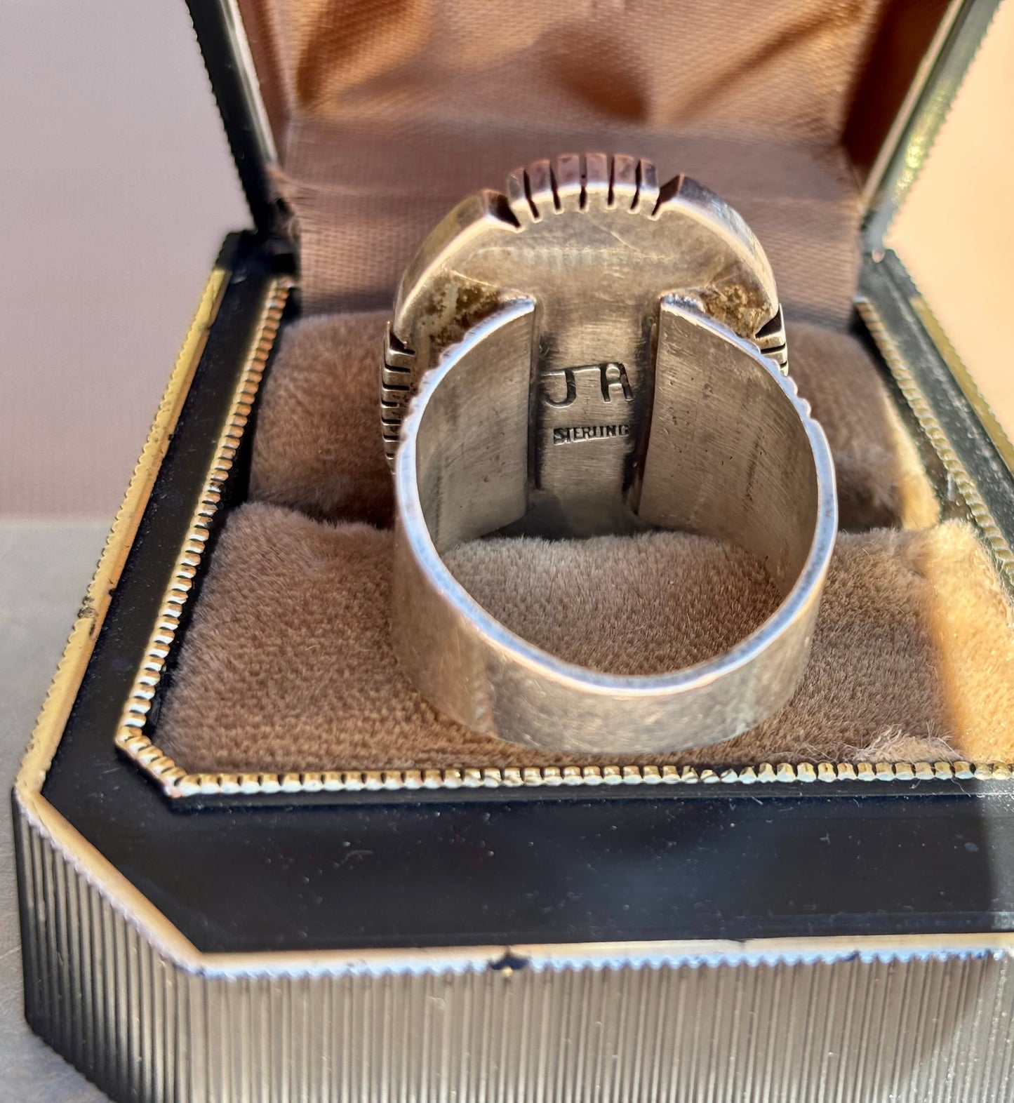 Yellow Jasper Statement Ring