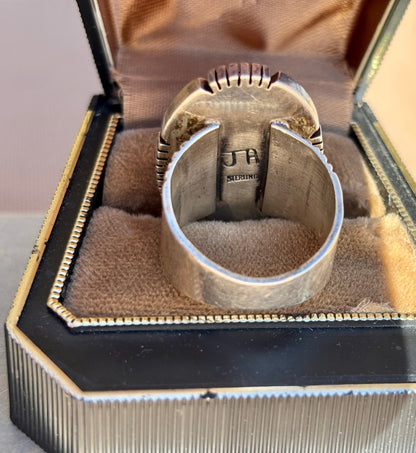 Yellow Jasper Statement Ring