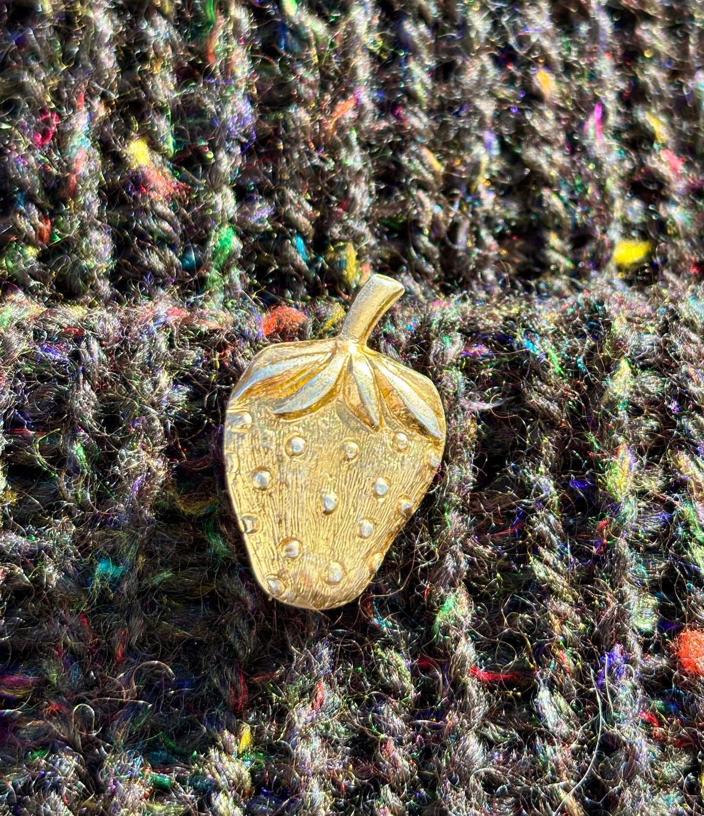 Sweet Li'l Strawberry Brooch