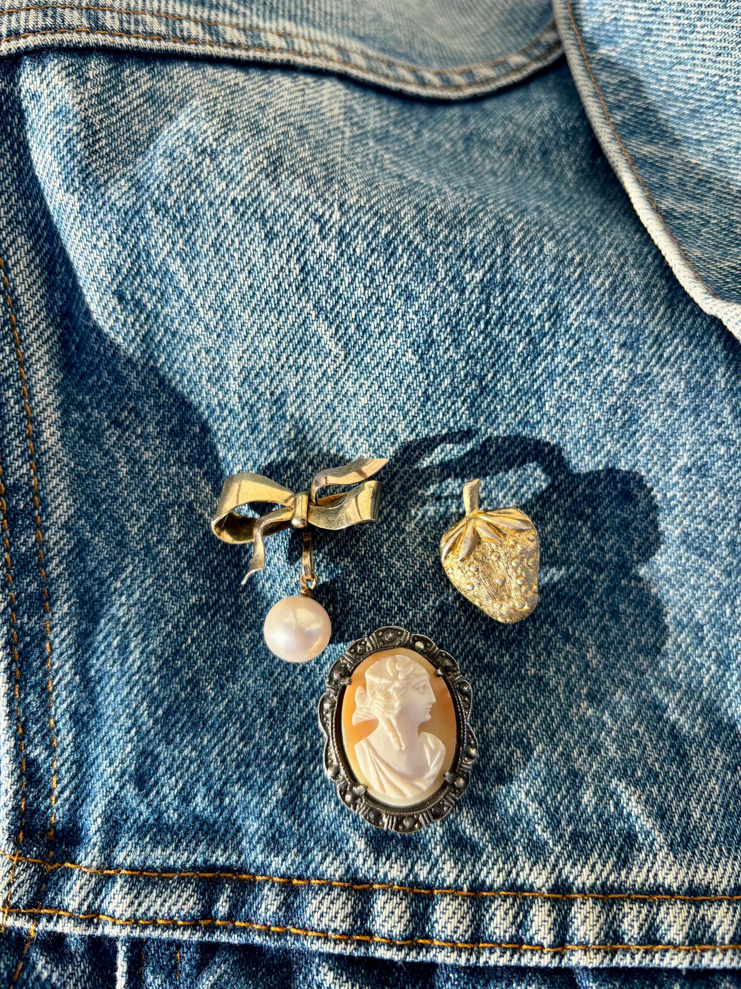 Sweet Li'l Strawberry Brooch