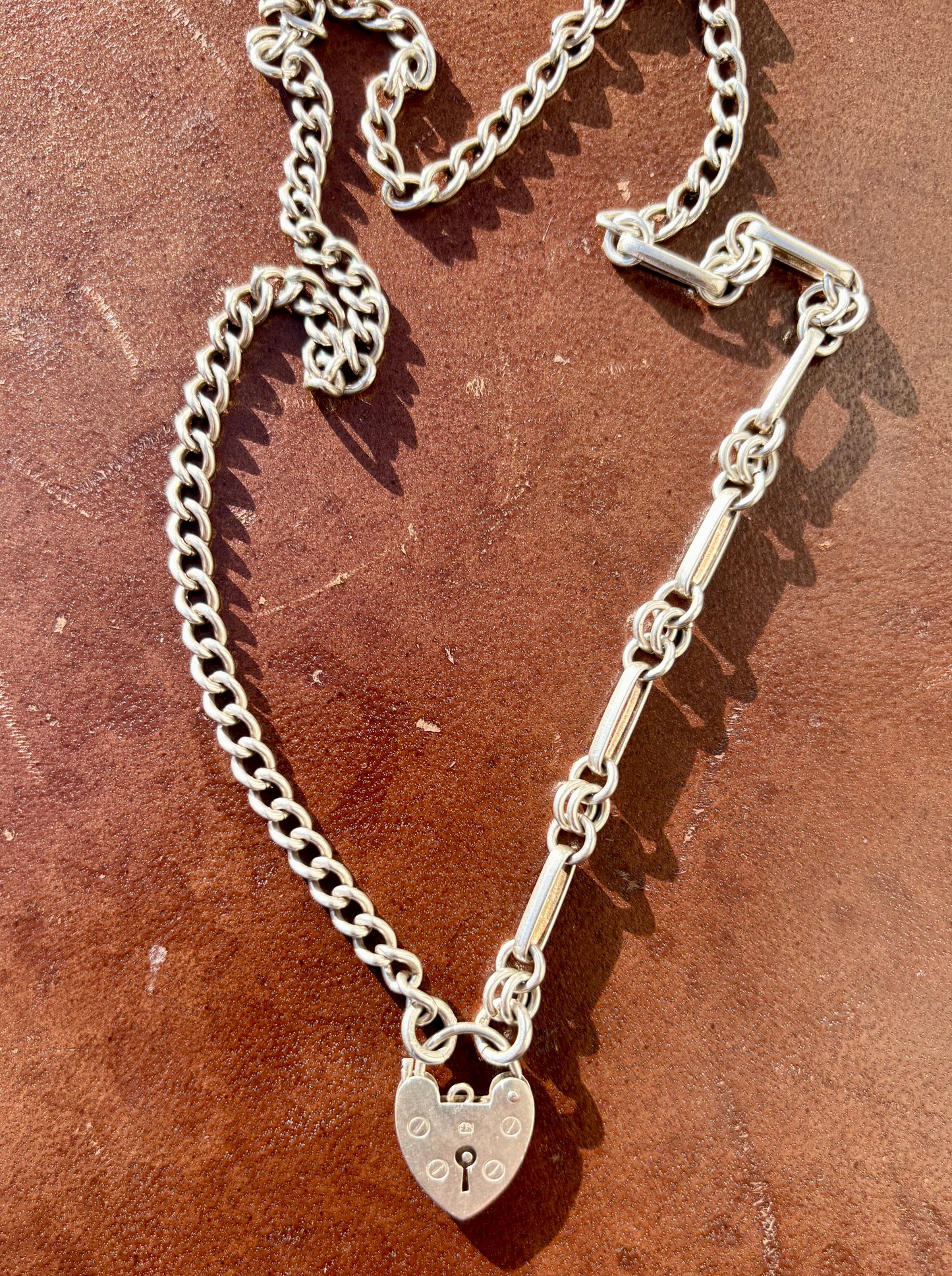 Key to my Heart Padlock Necklace