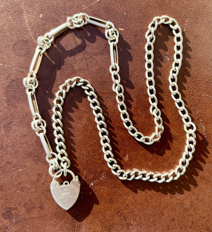 Key to my Heart Padlock Necklace