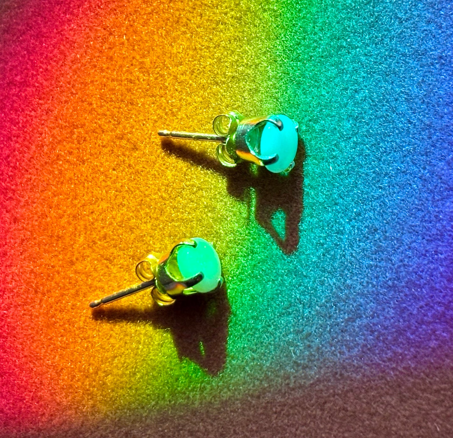 Easy Opal Studs