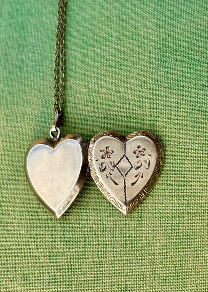 Quilted Floral Locket