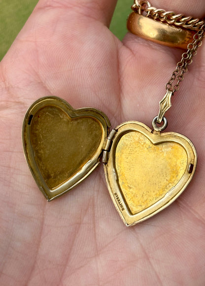 Quilted Floral Locket