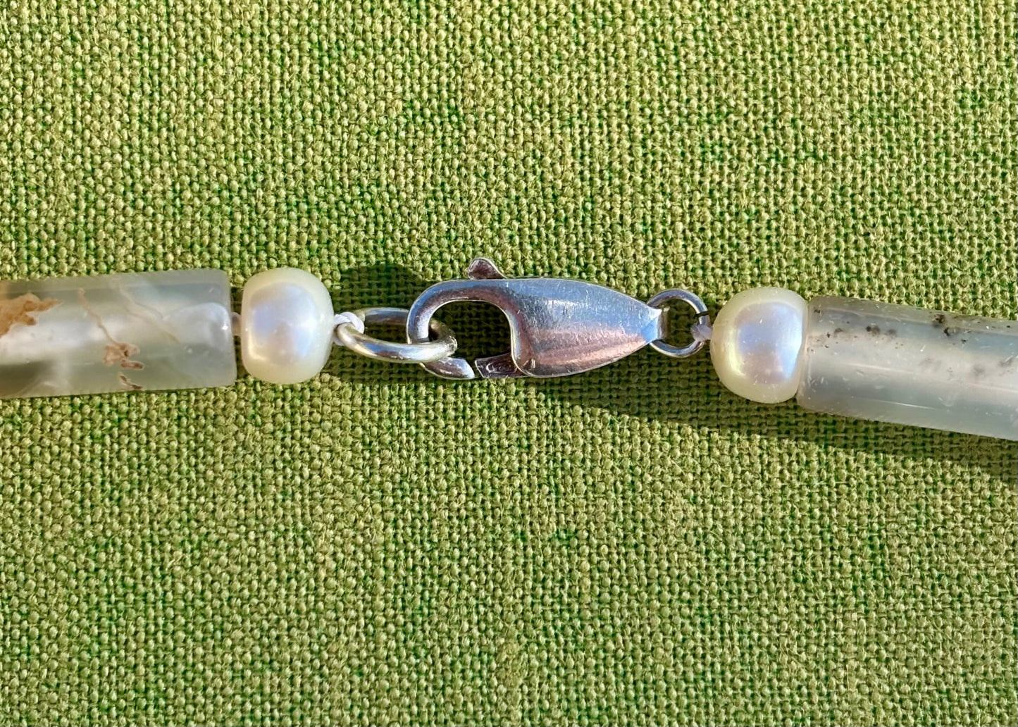 Pearl & Agate Collar