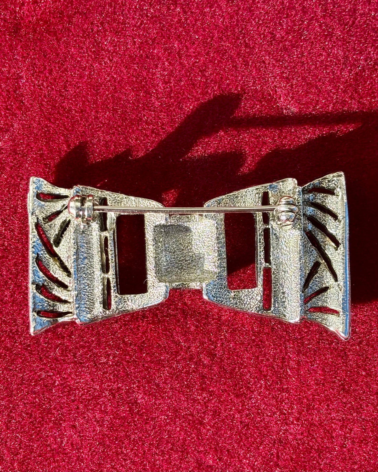 Black Tie Bow Brooch