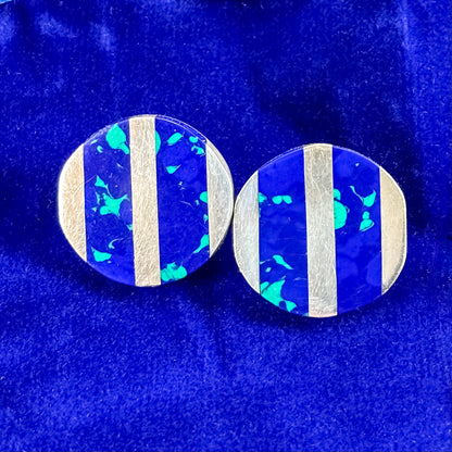 Varsity Blues Stud Earrings