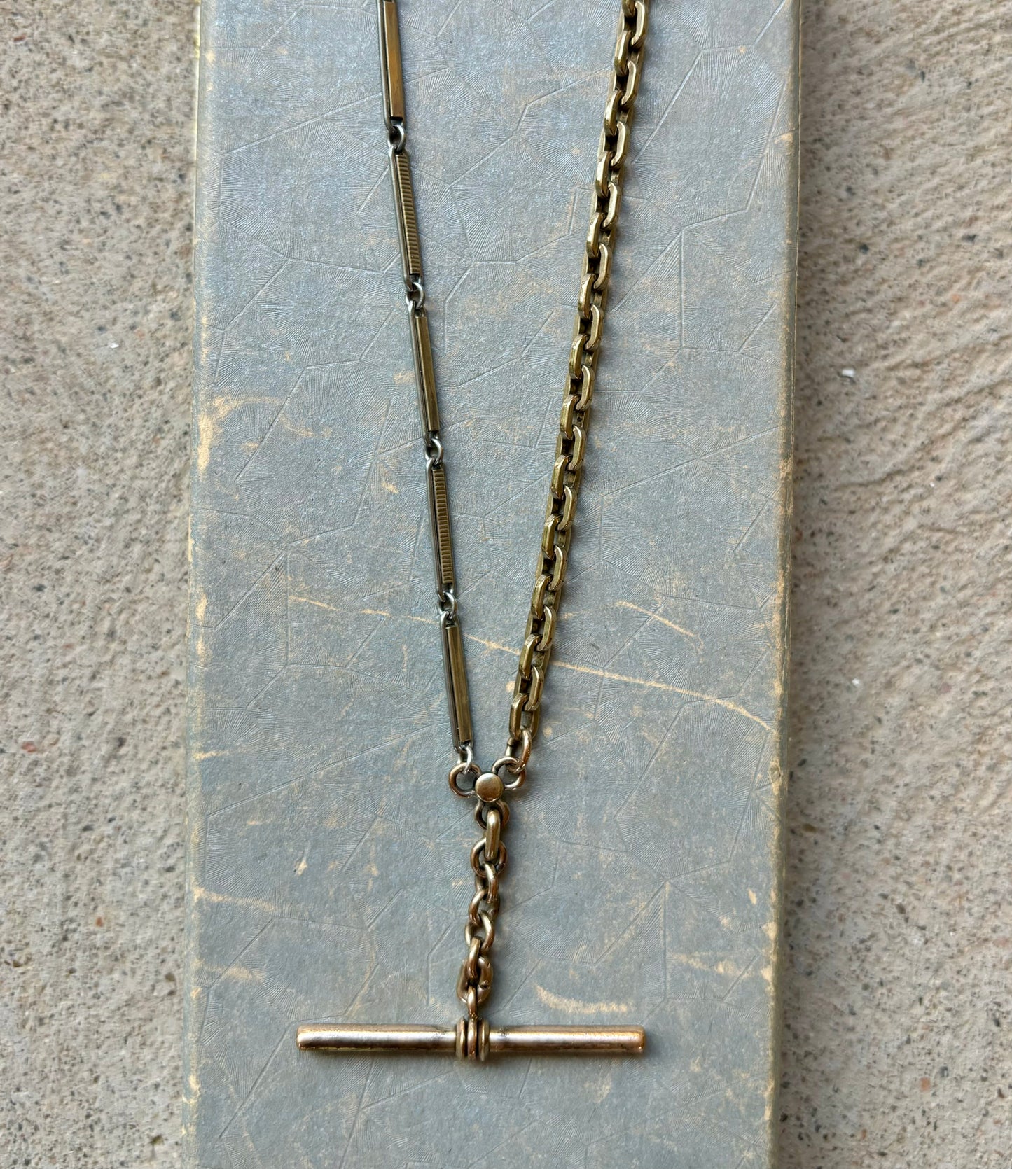 TwoTone Asymmetric Watch Chain