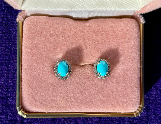 Fancy Turquoise Studs