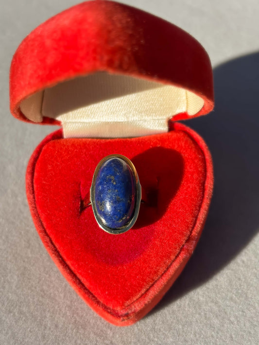 Night Sky Lapis Ring