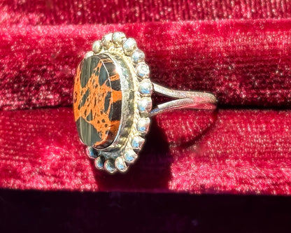 Mahogany Obsidian Ring