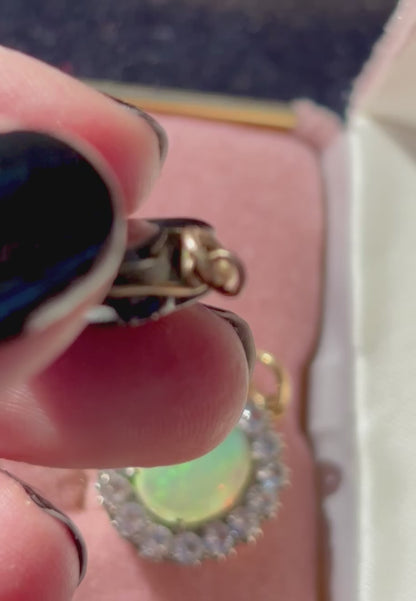 Jet and Pyrite Heart Pendant