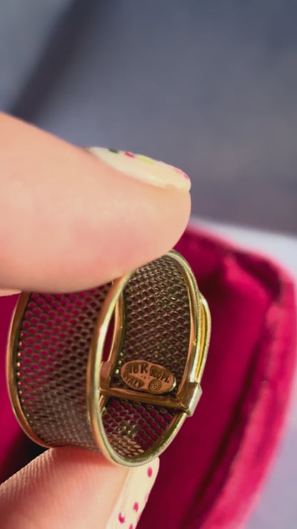 Platinum Buckle Ring