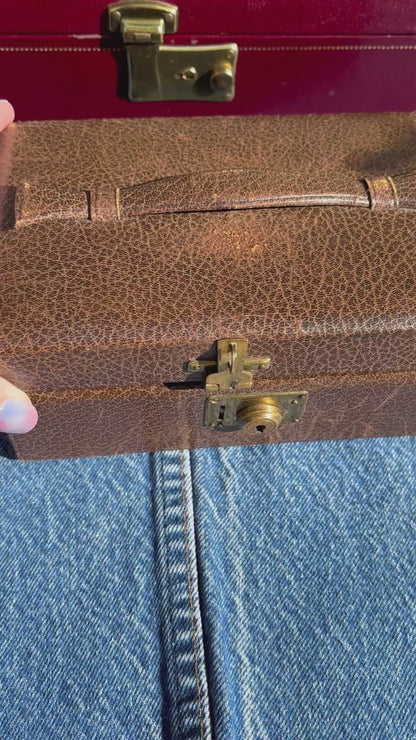 Leather Travel Box