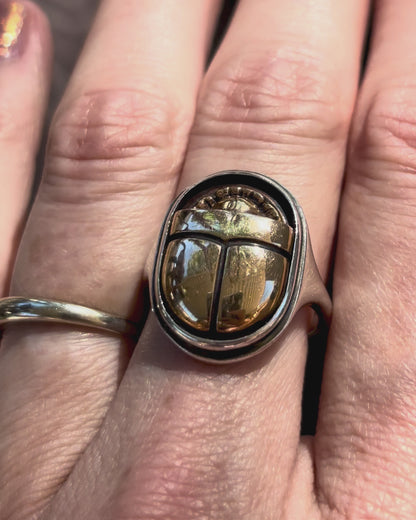 Scarab Ring by P.L.