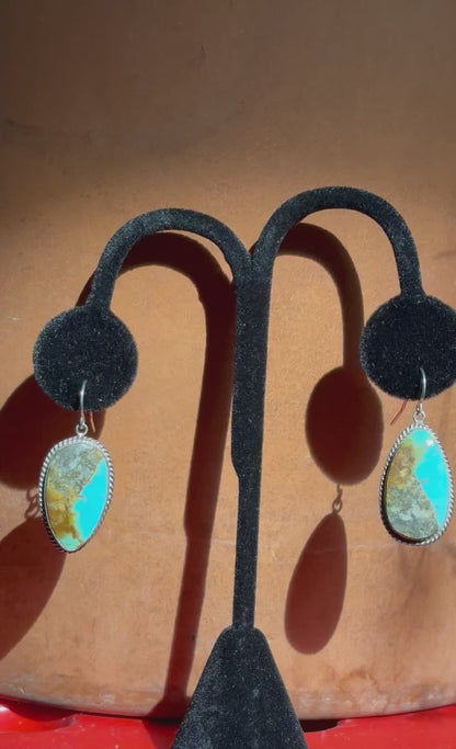 Yin Yang Turquoise Drops