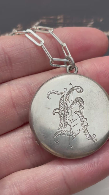 Antique Hand Engraved Locket